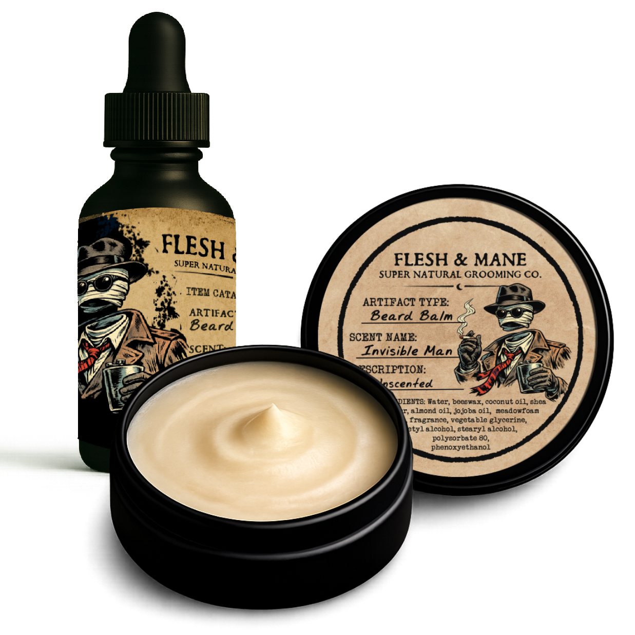 Beard Oil & Beard Balm Combo Set