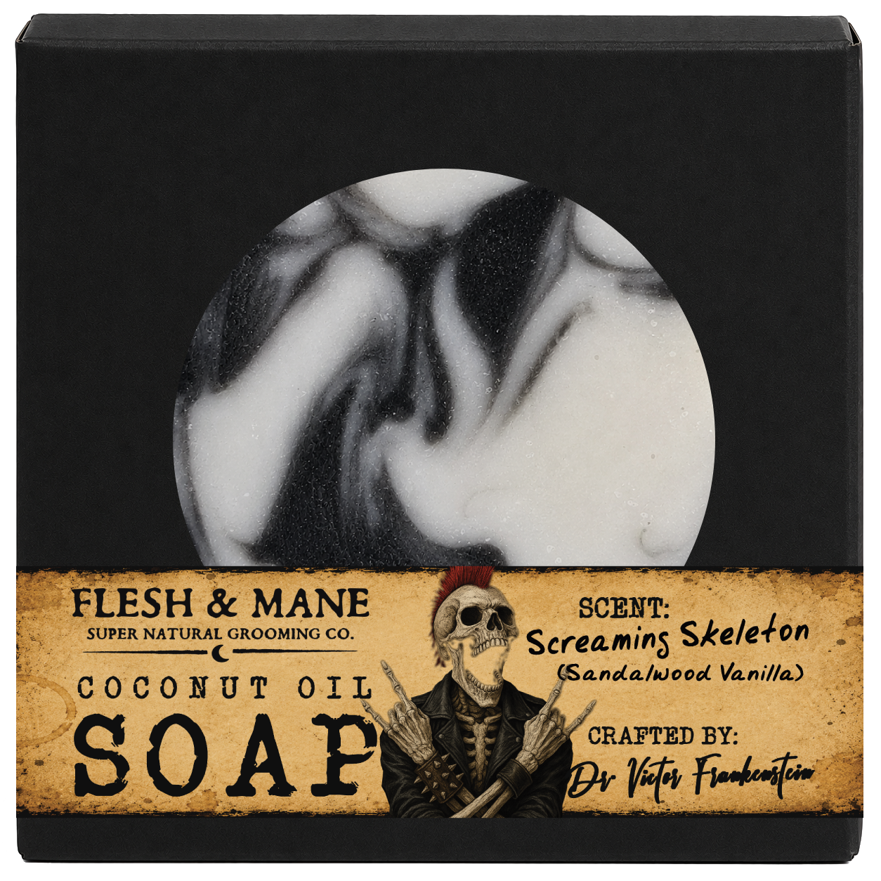 Screaming Skeleton Bar Soap