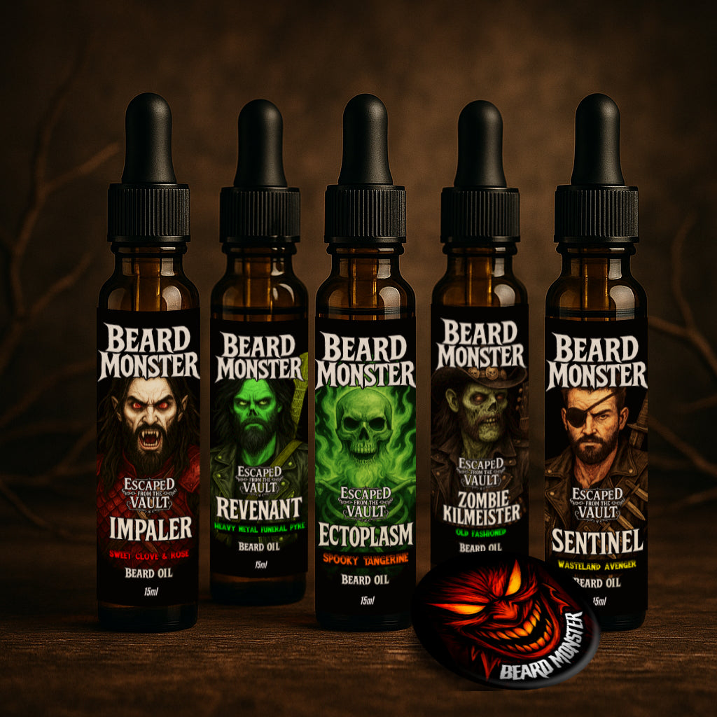Escaped from the Vault Beard Oil Set